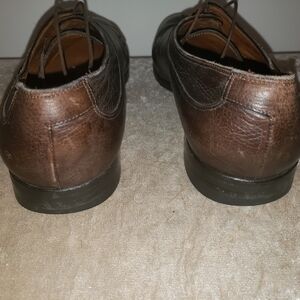 Salvatore Ferragamo Dark Brown Leather Oxfords